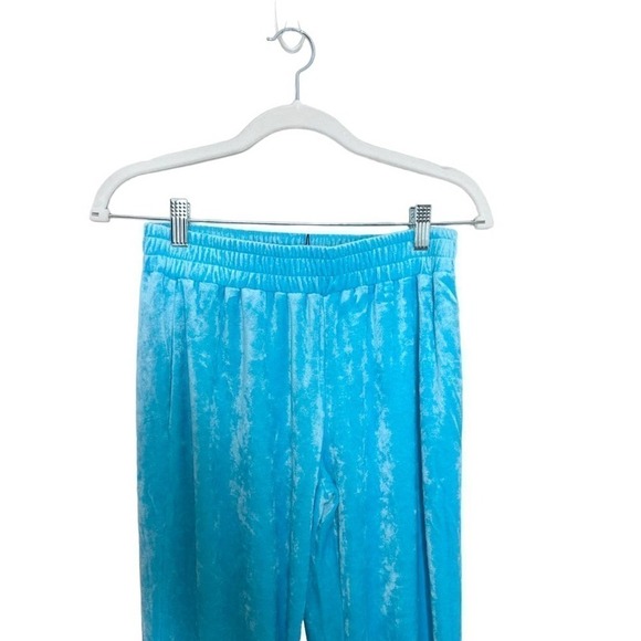 NWT GENERATION LOVE Scuba Blue Ivy Velvet Joggers XS - Picture 4 of 9